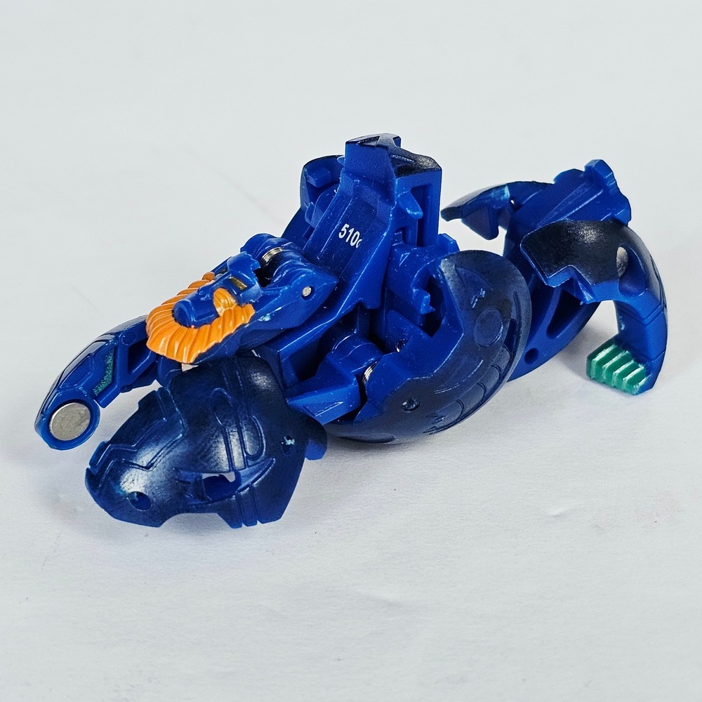 Y2K Spin Master Bakugan Aquos Wilda Blue 510G Battle Brawlers Toy Figure